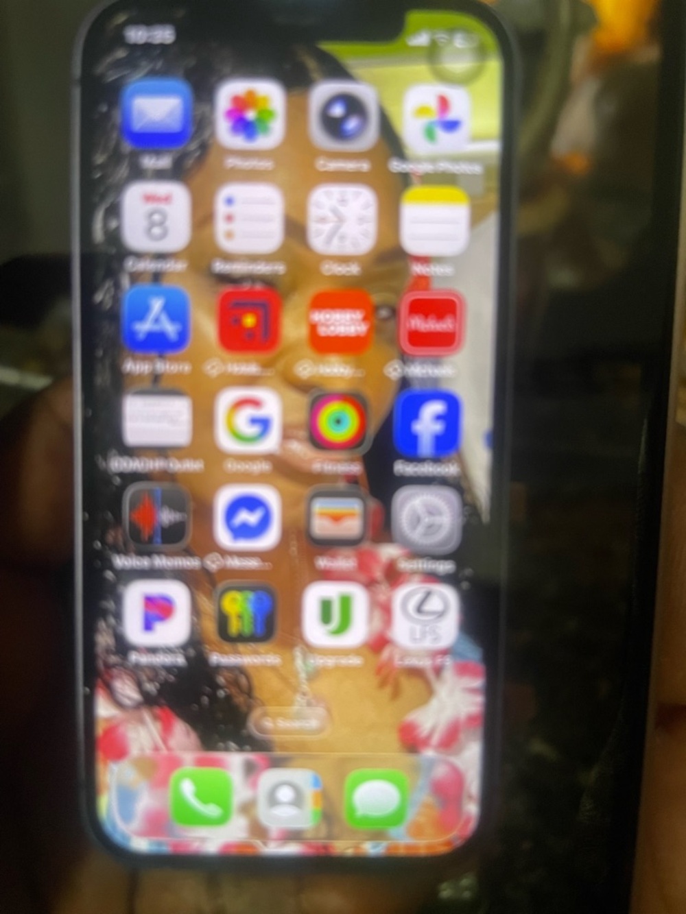 Apple Purple iPhone 12 unlocked with Rhinestone Camera Accent - Picture 4 of 8
